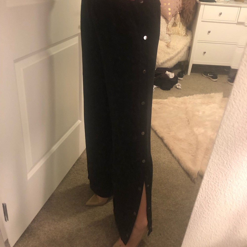 Trouve side snap track pants